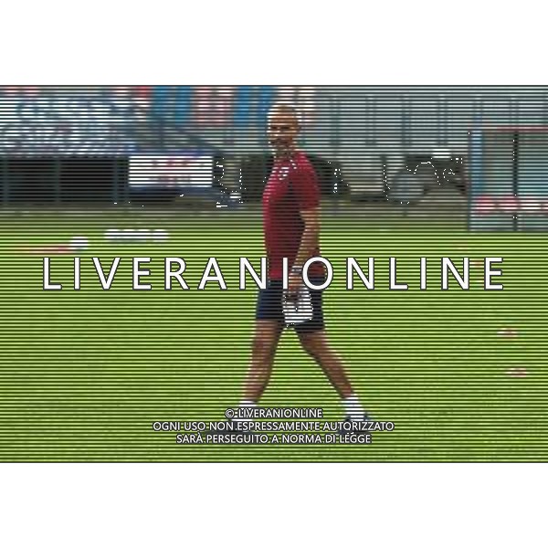 IMOLA 27 09 2019 IMOLESE CALCIO PRIMO ALLENAMENTO PER NUOVO ALLENATORE GIANLUCA ATZORI NELLA FOTO GIANLUCA ATZORI ALLENATORE DELL\'IMOLESE CALCIO ©SANNA / AGENZIA ALDO LIVERANI SAS