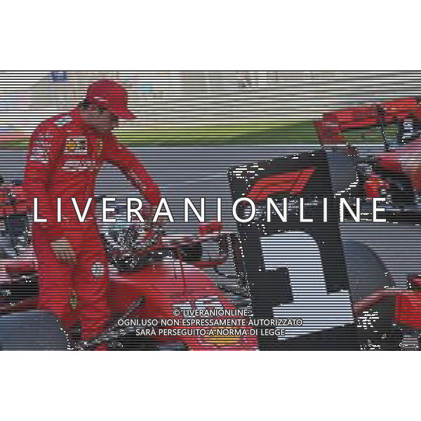 Charles Leclerc (MON) Ferrari SF90 in qualifying parc ferme. 28.09.2019. Formula 1 World Championship, Rd 16, Russian Grand Prix, Sochi Autodrom, Sochi, Russia, Qualifying Day. AG ALDO LIVERANI SAS-ONLY ITALY