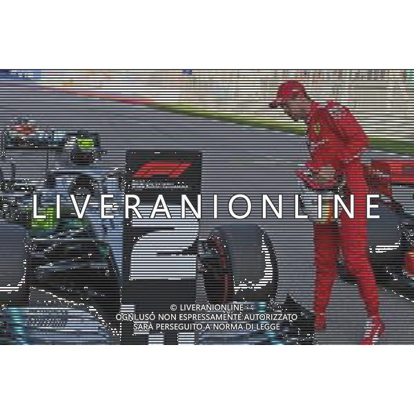 Sebastian Vettel (GER) Ferrari in qualifying parc ferme. 28.09.2019. Formula 1 World Championship, Rd 16, Russian Grand Prix, Sochi Autodrom, Sochi, Russia, Qualifying Day. AG ALDO LIVERANI SAS-ONLY ITALY
