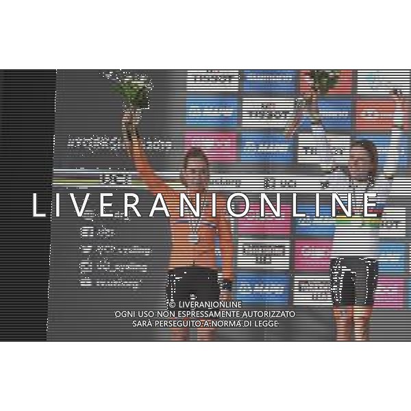 28-09-2019 World Championships Elite Women; 2019, Olanda; Van Vleuten, Annemiek; Van Der Breggen, Anna; Harrogate; - Mondiali Ciclismo Donne © SIROTTI / AGENZIA ALDO LIVERANI SAS