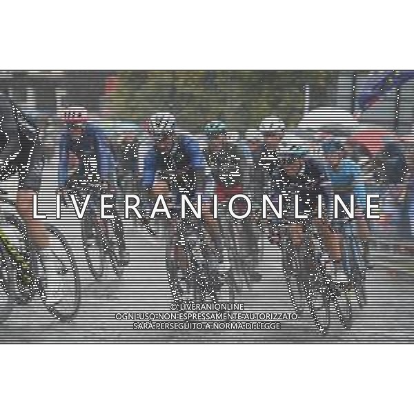 29-09-2019 World Championships Elite; 2019, Deceunick - Quickstep; 2019, Ag2r La Mondiale; Alaphilippe, Julian; Cosnefroy, Benoit; Harrogate; - mondiali ciclismo ©SIROTTI / AGENZIA ALDO LIVERANI SAS