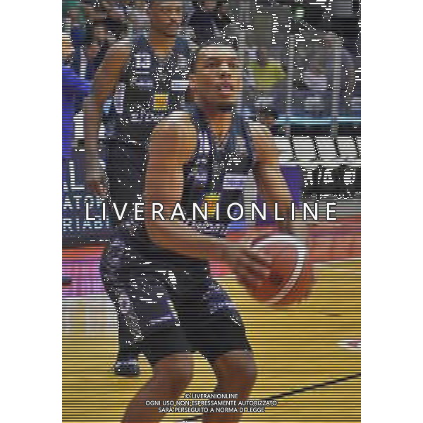 Grissin Bon Reggio Emilia REGGIANA - Dolomiti Energia Trentino TRENTO Campionato BASKET Serie A 28.09.2019 nella foto GEORGE KING ©GS / AGENZIA ALDO LIVERANI SAS