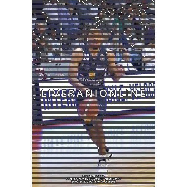 Grissin Bon Reggio Emilia REGGIANA - Dolomiti Energia Trentino TRENTO Campionato BASKET Serie A 28.09.2019 nella foto GEORGE KING ©GS / AGENZIA ALDO LIVERANI SAS