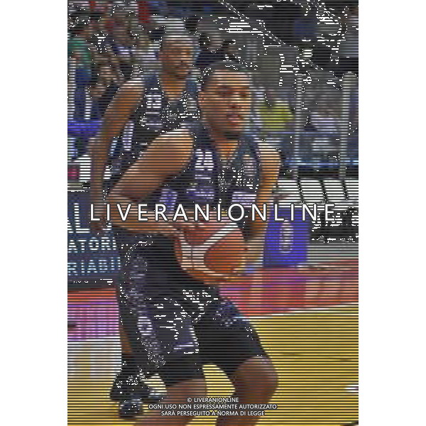 Grissin Bon Reggio Emilia REGGIANA - Dolomiti Energia Trentino TRENTO Campionato BASKET Serie A 28.09.2019 nella foto GEORGE KING ©GS / AGENZIA ALDO LIVERANI SAS