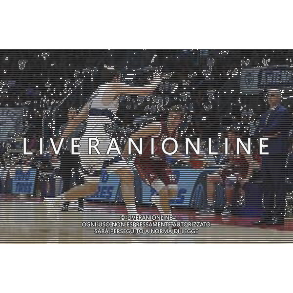 Fortitudo Bologna - Umana Reyer Basket Venezia Campionato di Basket Serie A 29/09/2019 nella foto: De Nicolao Andrea(Umana Reyer Basket Venezia) ©Claudio Zamagni/Agenzia Aldo Liverani De Nicolao Andrea(Umana Reyer Basket Venezia)during Italian Serie A Basketball match between Pompea Fortitudo Bologna and Umana Reyer Basket Venezia at Paladozza Arena in Bologna on September 29 2019 photo credit by Claudio Zamagni/Aldo Liverani Photo Agency / AGENZIA ALDO LIVERANI SAS