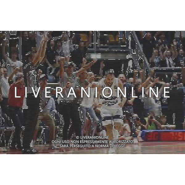 Fortitudo Bologna - Umana Reyer Basket Venezia Campionato di Basket Serie A 29/09/2019 nella foto: esultanza Stipcevic Rok(Pompea Fortitudo Bologna) ©Claudio Zamagni/Agenzia Aldo Liverani exultation of Stipcevic Rok(Pompea Fortitudo Bologna) during Italian Serie A Basketball match between Pompea Fortitudo Bologna and Umana Reyer Basket Venezia at Paladozza Arena in Bologna on September 29 2019 photo credit by Claudio Zamagni/Aldo Liverani Photo Agency / AGENZIA ALDO LIVERANI SAS