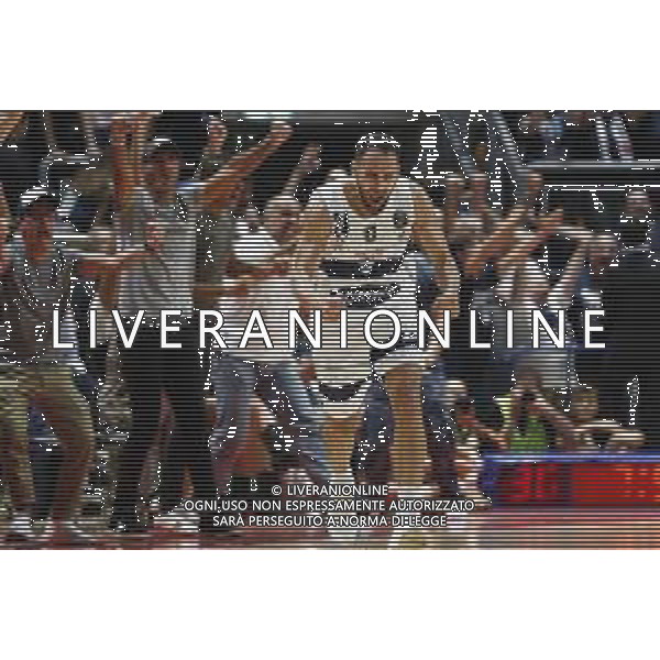 Fortitudo Bologna - Umana Reyer Basket Venezia Campionato di Basket Serie A 29/09/2019 nella foto: esultanza Stipcevic Rok(Pompea Fortitudo Bologna) ©Claudio Zamagni/Agenzia Aldo Liverani exultation of Stipcevic Rok(Pompea Fortitudo Bologna) during Italian Serie A Basketball match between Pompea Fortitudo Bologna and Umana Reyer Basket Venezia at Paladozza Arena in Bologna on September 29 2019 photo credit by Claudio Zamagni/Aldo Liverani Photo Agency / AGENZIA ALDO LIVERANI SAS