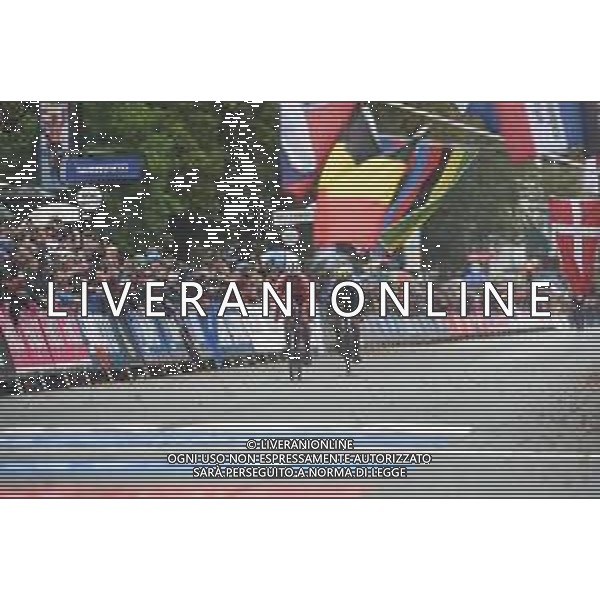 29-09-2019 World Championships Elite; 2019, Trek - Segafredo; 2019, Mitchelton - Scott; Pedersen, Mads; Trentin, Matteo; Harrogate; ©SIROTTI / AGENZIA ALDO LIVERANI SAS