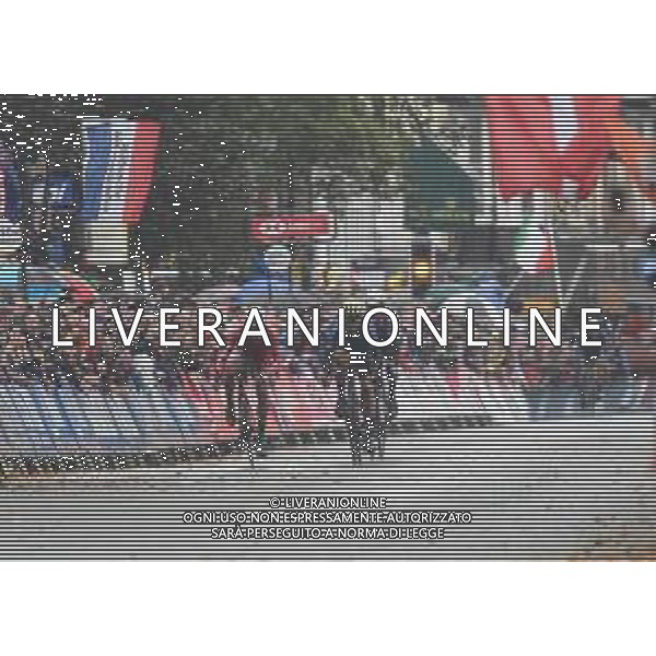29-09-2019 World Championships Elite; 2019, Trek - Segafredo; 2019, Mitchelton - Scott; Pedersen, Mads; Trentin, Matteo; Harrogate; ©SIROTTI / AGENZIA ALDO LIVERANI SAS