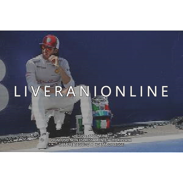 Antonio Giovinazzi (ITA) Alfa Romeo Racing on the grid. 29.09.2019. Formula 1 World Championship, Rd 16, Russian Grand Prix, Sochi Autodrom, Sochi, Russia, Race Day. AG ALDO LIVERANI SAS-ONLY ITALY