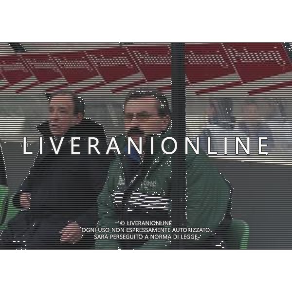 28-11-1998 VERONA-CAMPIONATO DI CALCIO SERIE B CHIEVO VERONA- CESENA 2-1 NELLA FOTO WALTER NICOLETTI ALLENATORE CESENA CALCIO CON PIERLUIGI CERA AG ALDO LIVERANI SAS