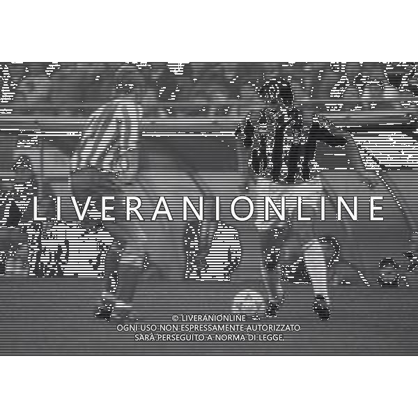25-11-1992 MILANO CHAMPIONS LEAGUE MILAN JFK GOTEBORG 4-0 NELLA FOTO GIANLUIGI LENTINI AG ALDO LIVERANI SAS
