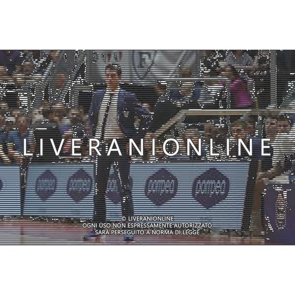 Fortitudo Bologna - Umana Reyer Basket Venezia Campionato di Basket Serie A 29/09/2019 nella foto: Mister Antimo Martino(Pompea Fortitudo Bologna) ©Claudio Zamagni/Agenzia Aldo Liverani Mister Antimo Martino(Pompea Fortitudo Bologna) during Italian Serie A Basketball match between Pompea Fortitudo Bologna and Umana Reyer Basket Venezia at Paladozza Arena in Bologna on September 29 2019 photo credit by Claudio Zamagni/Aldo Liverani Photo Agency/ AGENZIA ALDO LIVERANI SAS