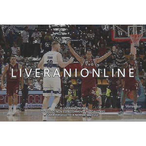 Fortitudo Bologna - Umana Reyer Basket Venezia Campionato di Basket Serie A 29/09/2019 nella foto: Cerella Bruno (Umana Reyer Basket Venezia) Bramos Michael(Umana Reyer Basket Venezia) Udanoh Ike(Umana Reyer Basket Venezia) ©Claudio Zamagni/Agenzia Aldo Liverani Cerella Bruno (Umana Reyer Basket Venezia) Bramos Michael(Umana Reyer Basket Venezia) Udanoh Ike(Umana Reyer Basket Venezia) during Italian Serie A Basketball match between Pompea Fortitudo Bologna and Umana Reyer Basket Venezia at Paladozza Arena in Bologna on September 29 2019 photo credit by Claudio Zamagni/Aldo Liverani Photo Agency/ AGENZIA ALDO LIVERANI SAS