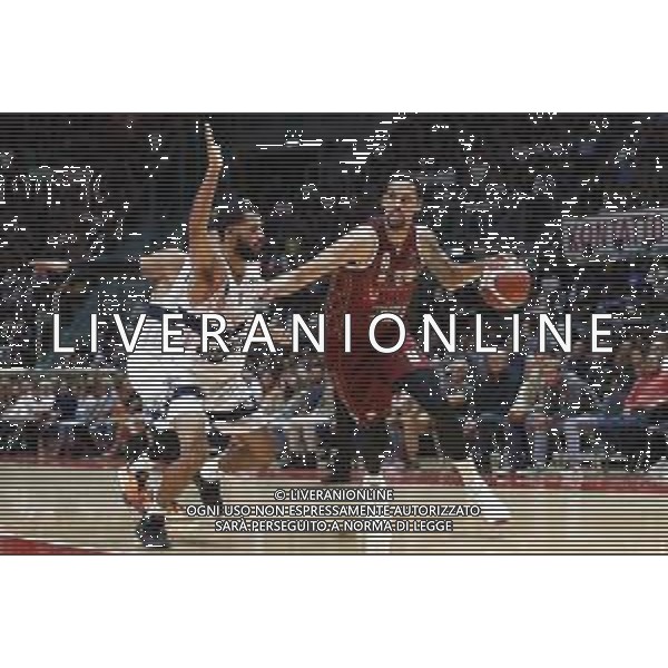 Fortitudo Bologna - Umana Reyer Basket Venezia Campionato di Basket Serie A 29/09/2019 nella foto: Daye Austin(Umana Reyer Basket Venezia) Robertson Kassius(Pompea Fortitudo Bologna) ©Claudio Zamagni/Agenzia Aldo Liverani Daye Austin(Umana Reyer Basket Venezia) Robertson Kassius(Pompea Fortitudo Bologna) during Italian Serie A Basketball match between Pompea Fortitudo Bologna and Umana Reyer Basket Venezia at Paladozza Arena in Bologna on September 29 2019 photo credit by Claudio Zamagni/Aldo Liverani Photo Agency/ AGENZIA ALDO LIVERANI SAS