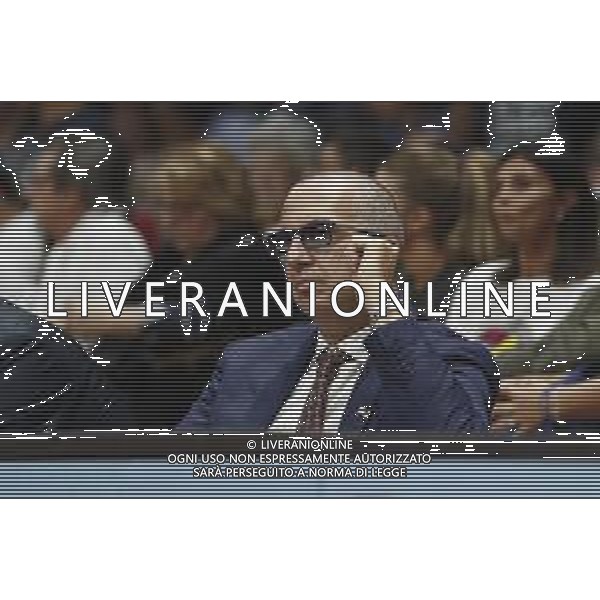 Fortitudo Bologna - Umana Reyer Basket Venezia Campionato di Basket Serie A 29/09/2019 nella foto: Mister De Raffaele Walter(Umana Reyer Basket Venezia) ©Claudio Zamagni/Agenzia Aldo Liverani Mister De Raffaele Walter(Umana Reyer Basket Venezia) during Italian Serie A Basketball match between Pompea Fortitudo Bologna and Umana Reyer Basket Venezia at Paladozza Arena in Bologna on September 29 2019 photo credit by Claudio Zamagni/Aldo Liverani Photo Agency/ AGENZIA ALDO LIVERANI SAS