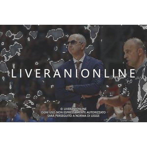 Fortitudo Bologna - Umana Reyer Basket Venezia Campionato di Basket Serie A 29/09/2019 nella foto: Mister De Raffaele Walter(Umana Reyer Basket Venezia) ©Claudio Zamagni/Agenzia Aldo Liverani Mister De Raffaele Walter(Umana Reyer Basket Venezia) during Italian Serie A Basketball match between Pompea Fortitudo Bologna and Umana Reyer Basket Venezia at Paladozza Arena in Bologna on September 29 2019 photo credit by Claudio Zamagni/Aldo Liverani Photo Agency/ AGENZIA ALDO LIVERANI SAS