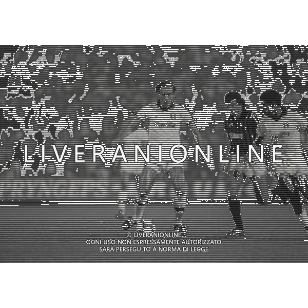 04-09-1983 MILANO COPPA ITALIA MILAN ROMA 1-1 NELLA FOTO FRANCESCO GRAZIANI AG ALDO LIVERANI SAS
