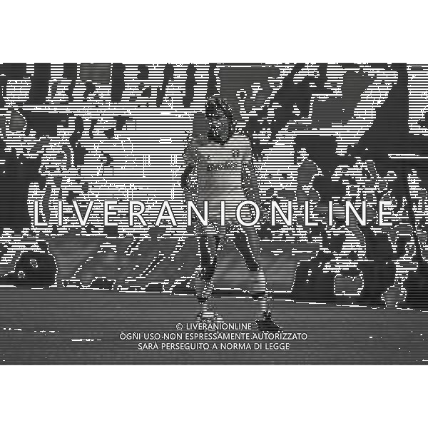 04-09-1983 MILANO COPPA ITALIA MILAN ROMA 1-1 NELLA FOTO ALDO MALDERA AG ALDO LIVERANI SAS