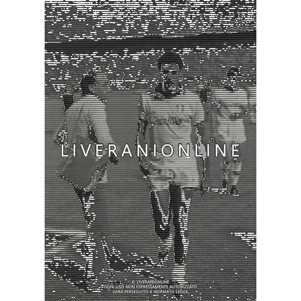 04-09-1983 MILANO COPPA ITALIA MILAN ROMA 1-1 NELLA FOTO TONINO CEREZO AG ALDO LIVERANI SAS