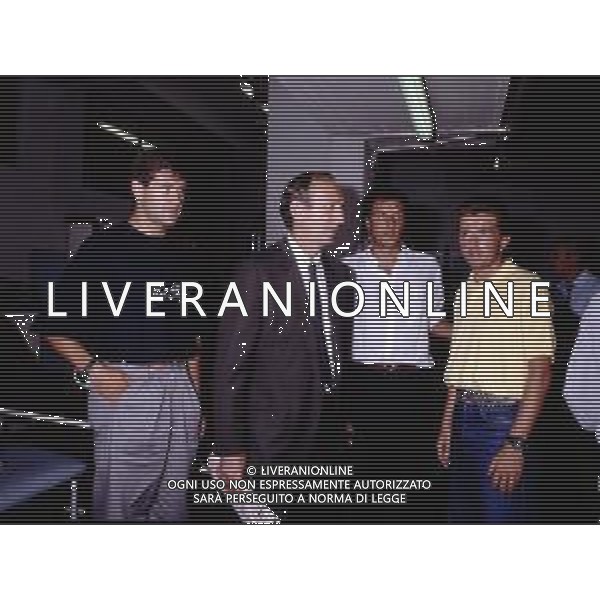 CALCIO JUVENTUS 1986/1987 NELLA FOTO SOLDA ROBERTO-RINO MARCECHESI-GAETANO SCIREA-BENIAMINO VIGNOLA AGENZIA ALDO LIVERANI