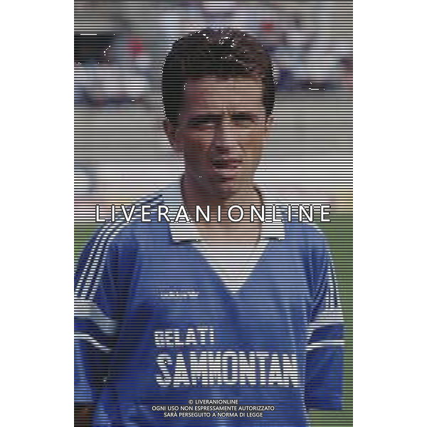 CALCIO EMPOLI 1988/1989 NELLA FOTO BENIAMINO VIGNOLA AGENZIA ALDO LIVERANI