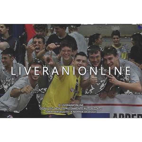 IMOLA 30 09 2019 IMOLESE CALCIO A5-MILANO CALCIO A5 SERIE A2 NELLA FOTO ADRIANO FOGLIA CON I TIFOSI FOTO GIANNI SANNA-AG ALDO LIVERANI SAS