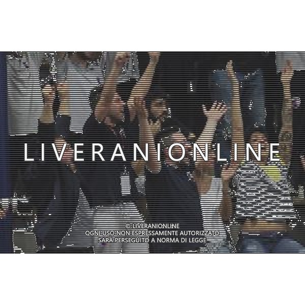 IMOLA 30 09 2019 IMOLESE CALCIO A5-MILANO CALCIO A5 SERIE A2 NELLA FOTO PRIMO DA SINISTRA GIANLUCA MATERA PRESIDENTE IMOLESE CALCIO A5 FOTO GIANNI SANNA-AG ALDO LIVERANI SAS
