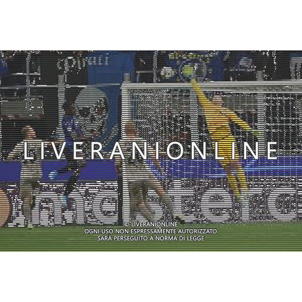 Milano 1-10-2019 Stadio Giuseppe Meazza - San Siro UEFA Champions League fase a gironi 2° giornata gruppo C Atalanta vs Shakhtar Donetsk nella foto Zapata segna 1 a 0 Atalanta foto Roberto Garavaglia - ag. Aldo Liverani sas