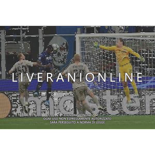 Milano 1-10-2019 Stadio Giuseppe Meazza - San Siro UEFA Champions League fase a gironi 2° giornata gruppo C Atalanta vs Shakhtar Donetsk nella foto Zapata segna 1 a 0 Atalanta foto Roberto Garavaglia - ag. Aldo Liverani sas
