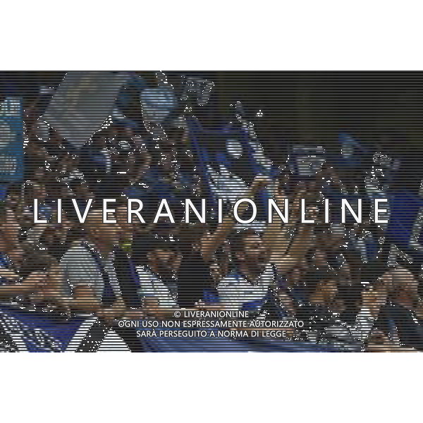 Milano 1-10-2019 Stadio Giuseppe Meazza - San Siro UEFA Champions League fase a gironi 2° giornata gruppo C Atalanta vs Shakhtar Donetsk nella foto tifosi Atalanta a San Siro foto Roberto Garavaglia - ag. Aldo Liverani sas