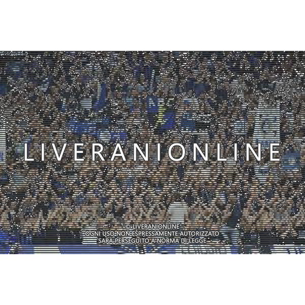 Milano 1-10-2019 Stadio Giuseppe Meazza - San Siro UEFA Champions League fase a gironi 2° giornata gruppo C Atalanta vs Shakhtar Donetsk nella foto tifosi Atalanta a San Siro foto Roberto Garavaglia - ag. Aldo Liverani sas