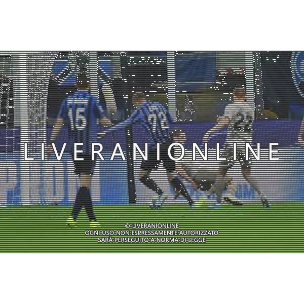 Milano 1-10-2019 Stadio Giuseppe Meazza - San Siro UEFA Champions League fase a gironi 2° giornata gruppo C Atalanta vs Shakhtar Donetsk nella foto Ilicic atterrato in area conquista il rigore foto Roberto Garavaglia - ag. Aldo Liverani sas