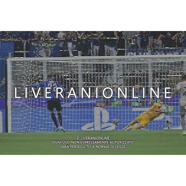Milano 1-10-2019 Stadio Giuseppe Meazza - San Siro UEFA Champions League fase a gironi 2° giornata gruppo C Atalanta vs Shakhtar Donetsk nella foto Ilicic sbaglia il rigore foto Roberto Garavaglia - ag. Aldo Liverani sas