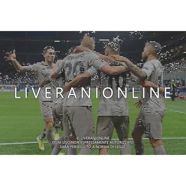 Milano 1-10-2019 Stadio Giuseppe Meazza - San Siro UEFA Champions League fase a gironi 2° giornata gruppo C Atalanta vs Shakhtar Donetsk nella foto esultanza dopo il gol di Junior Moraes che segna 1 a 1 Shakhtar Donetsk foto Roberto Garavaglia - ag. Aldo Liverani sas/ AGENZIA ALDO LIVERANI SAS