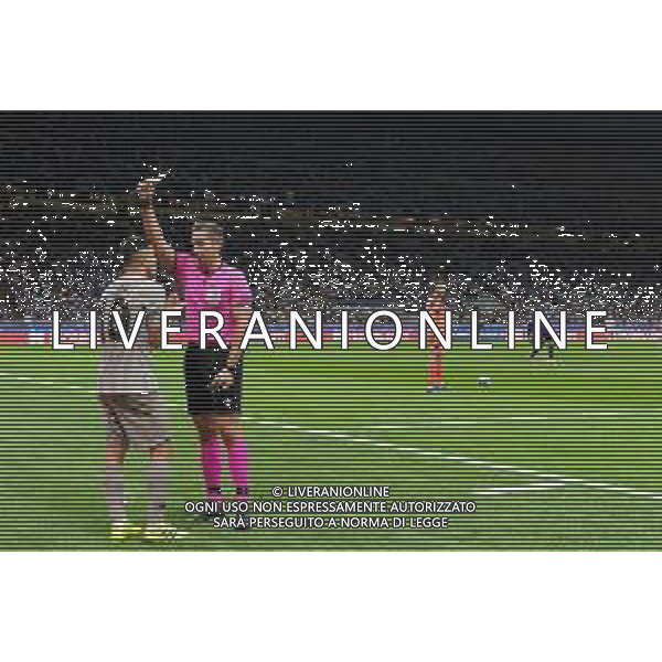 Milano 1-10-2019 Stadio Giuseppe Meazza - San Siro UEFA Champions League fase a gironi 2° giornata gruppo C Atalanta vs Shakhtar Donetsk nella foto Junior Moraes ammonizione - cartellino giallo foto Roberto Garavaglia - ag. Aldo Liverani sas/ AGENZIA ALDO LIVERANI SAS