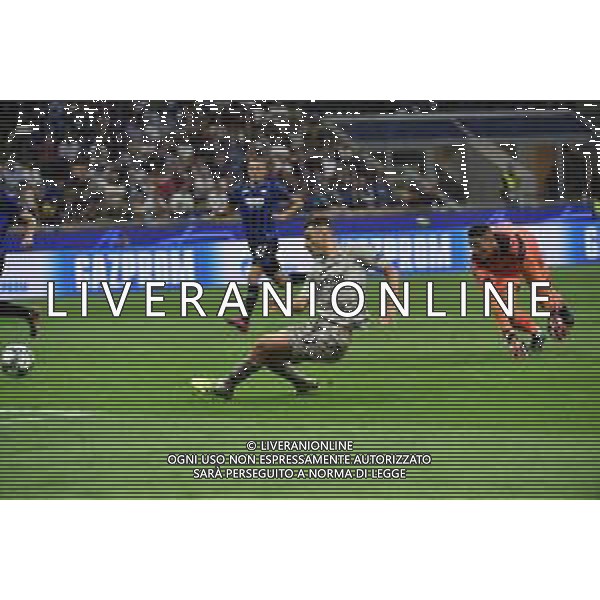 Milano 1-10-2019 Stadio Giuseppe Meazza - San Siro UEFA Champions League fase a gironi 2° giornata gruppo C Atalanta vs Shakhtar Donetsk nella foto Junior Moraes segna il gol del 1 a 1 Shakhtar Donetsk foto Roberto Garavaglia - ag. Aldo Liverani sas/ AGENZIA ALDO LIVERANI SAS