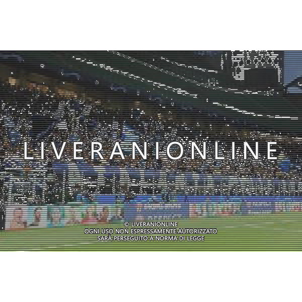 Milano 1-10-2019 Stadio Giuseppe Meazza - San Siro UEFA Champions League fase a gironi 2° giornata gruppo C Atalanta vs Shakhtar Donetsk nella foto tifosi Atalanta a San Siro foto Roberto Garavaglia - ag. Aldo Liverani sas