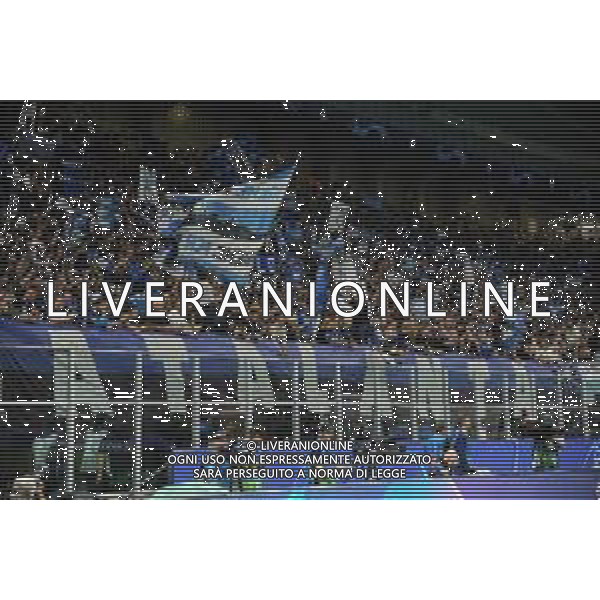 Milano 1-10-2019 Stadio Giuseppe Meazza - San Siro UEFA Champions League fase a gironi 2° giornata gruppo C Atalanta vs Shakhtar Donetsk nella foto tifosi Atalanta a San Siro foto Roberto Garavaglia - ag. Aldo Liverani sas