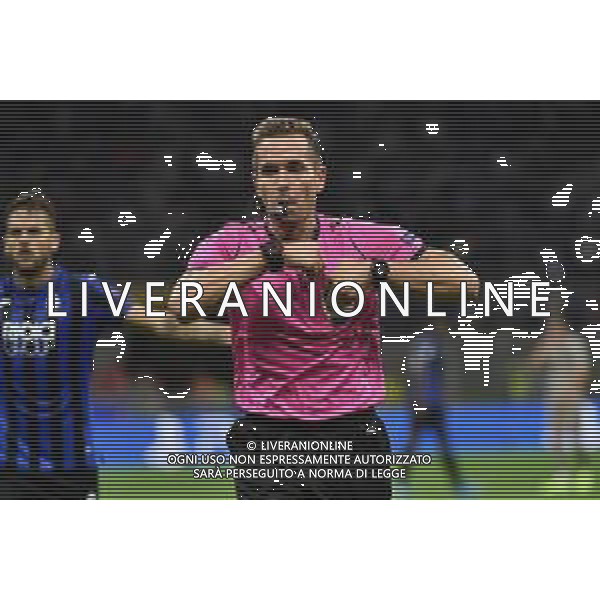 Milano 1-10-2019 Stadio Giuseppe Meazza - San Siro UEFA Champions League fase a gironi 2° giornata gruppo C Atalanta vs Shakhtar Donetsk nella foto l\'arbitro Stieler (GER) foto Roberto Garavaglia - ag. Aldo Liverani sas