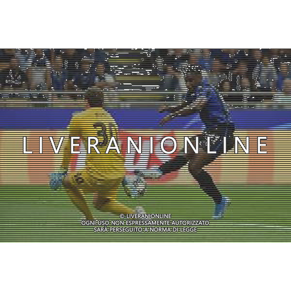 Milano 1-10-2019 Stadio Giuseppe Meazza - San Siro UEFA Champions League fase a gironi 2° giornata gruppo C Atalanta vs Shakhtar Donetsk nella foto duvan Zapata occasione fallita sull\'1 a 1 foto Roberto Garavaglia - ag. Aldo Liverani sas/ AGENZIA ALDO LIVERANI SAS