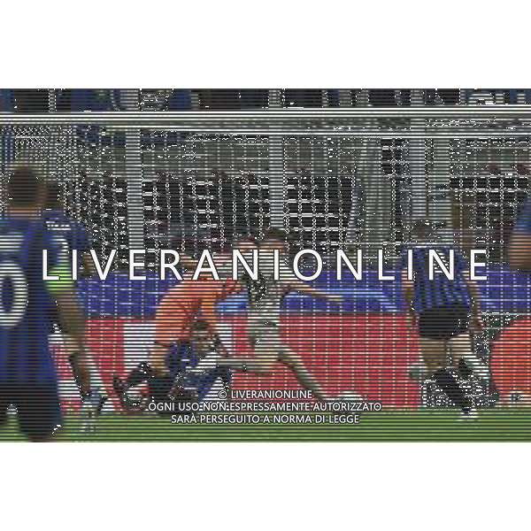 Milano 1-10-2019 Stadio Giuseppe Meazza - San Siro UEFA Champions League fase a gironi 2° giornata gruppo C Atalanta vs Shakhtar Donetsk nella foto Solomon segna il gol del 1 a 2 Shakhtar Donetsk foto Roberto Garavaglia - ag. Aldo Liverani sas/ AGENZIA ALDO LIVERANI SAS
