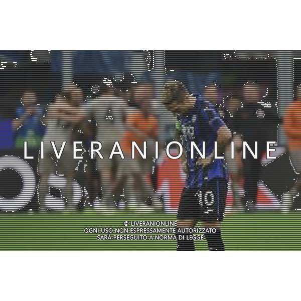Milano 1-10-2019 Stadio Giuseppe Meazza - San Siro UEFA Champions League fase a gironi 2° giornata gruppo C Atalanta vs Shakhtar Donetsk nella foto delusione Alejandro Gomez ed esultanza Shakhtar Donetsk foto Roberto Garavaglia - ag. Aldo Liverani sas/ AGENZIA ALDO LIVERANI SAS