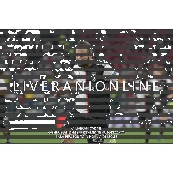 Torino 1.10.2019 Stadio Allianz Stadium Juventus vs Leverkusen Gruppo D Giornata 2 di 6 ©Falzone/Agenzia Aldo Liverani NELLA FOTO : ESULTANZA DOPO IL GOL DI GONZALO HIGUAIN / AGENZIA ALDO LIVERANI SAS