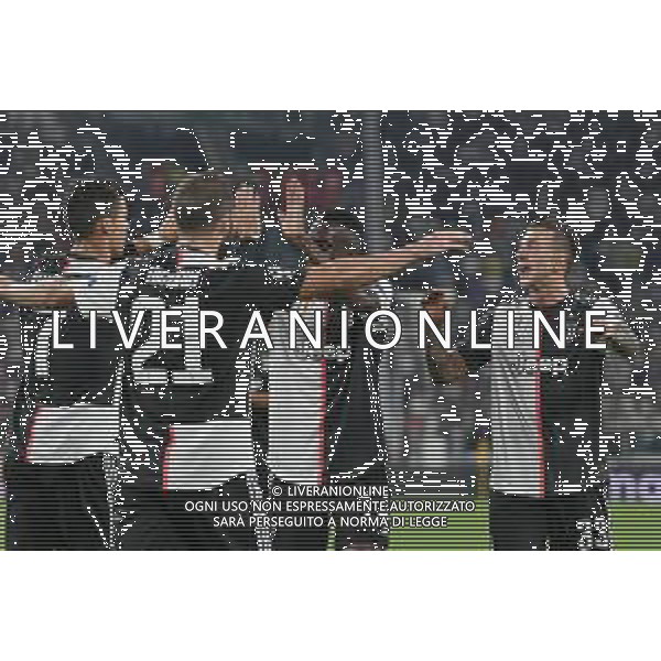 Torino 1.10.2019 Stadio Allianz Stadium Juventus vs Leverkusen Gruppo D Giornata 2 di 6 ©Falzone/Agenzia Aldo Liverani NELLA FOTO : ESULTANZA DOPO IL GOL DI FEDERICO BERNARDESCHI / AGENZIA ALDO LIVERANI SAS