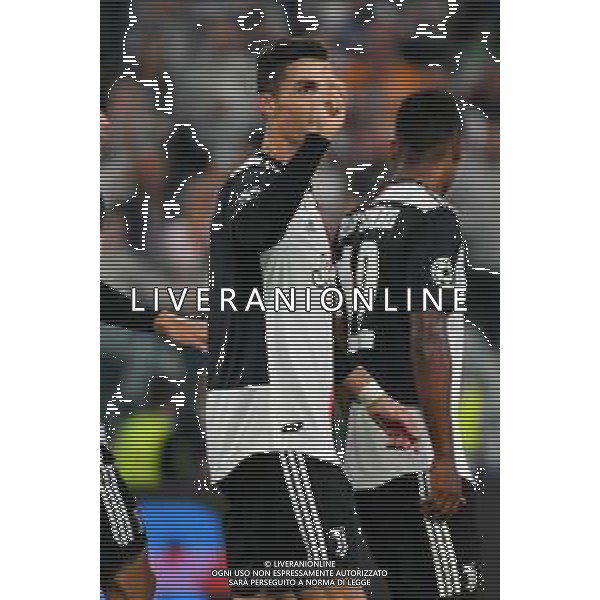 Torino 1.10.2019 Stadio Allianz Stadium Juventus vs Leverkusen Gruppo D Giornata 2 di 6 ©Falzone/Agenzia Aldo Liverani NELLA FOTO : ESULTANZA DOPO IL GOL DI CRISTIANO RONALDO / AGENZIA ALDO LIVERANI SAS