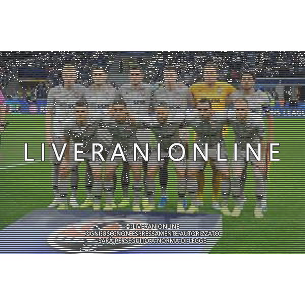 Milano 1-10-2019 Stadio Giuseppe Meazza - San Siro UEFA Champions League fase a gironi 2° giornata gruppo C Atalanta vs Shakhtar Donetsk nella foto la formazione dello Shakhtar Donetsk in piedi da SX Viktor Kovalenko, Taras Stepanenko, Serhiy Kryvtsov, Mykola Matviyenko, Andriy Pyatov e Taison; in basso da SX Junior Moraes, Alan Patrick, Marlos, Ismaily e Serhiy Bolbat foto Roberto Garavaglia - ag. Aldo Liverani sas/ AGENZIA ALDO LIVERANI SAS