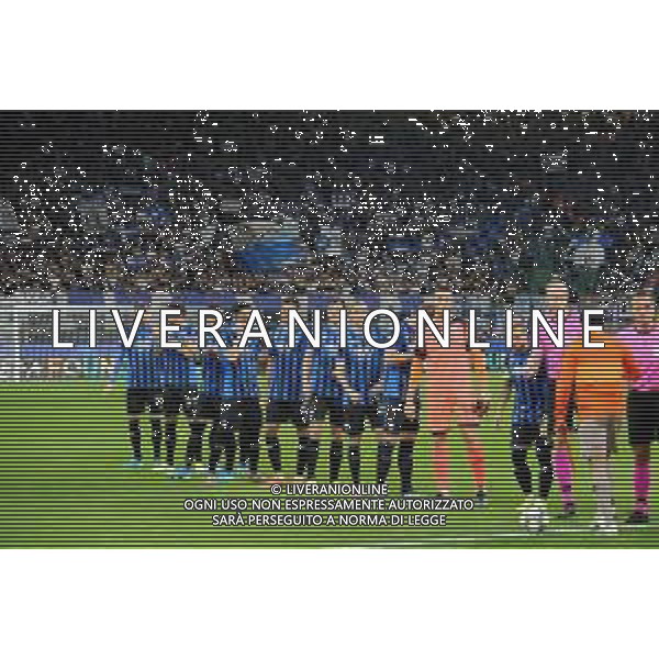 Milano 1-10-2019 Stadio Giuseppe Meazza - San Siro UEFA Champions League fase a gironi 2° giornata gruppo C Atalanta vs Shakhtar Donetsk nella foto tifosi dell\'Atalanta sugli spalti di San Siro foto Roberto Garavaglia - ag. Aldo Liverani sas/ AGENZIA ALDO LIVERANI SAS