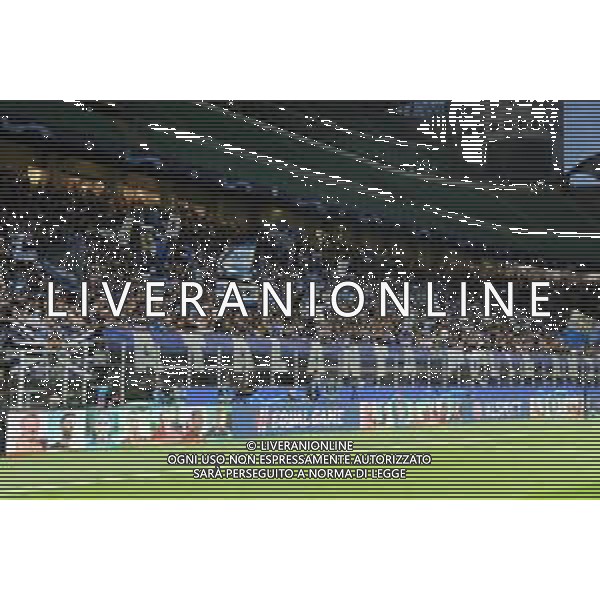 Milano 1-10-2019 Stadio Giuseppe Meazza - San Siro UEFA Champions League fase a gironi 2° giornata gruppo C Atalanta vs Shakhtar Donetsk nella foto tifosi dell\'Atalanta sugli spalti di San Siro foto Roberto Garavaglia - ag. Aldo Liverani sas/ AGENZIA ALDO LIVERANI SAS