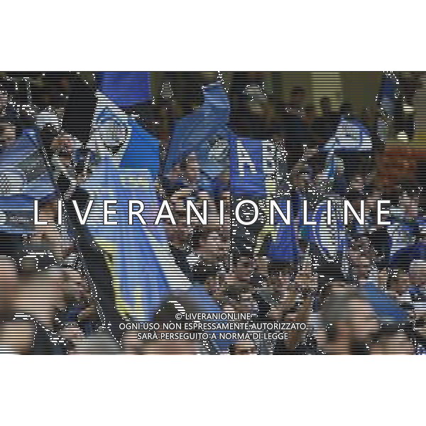 Milano 1-10-2019 Stadio Giuseppe Meazza - San Siro UEFA Champions League fase a gironi 2° giornata gruppo C Atalanta vs Shakhtar Donetsk nella foto tifosi dell\'Atalanta sugli spalti di San Siro foto Roberto Garavaglia - ag. Aldo Liverani sas/ AGENZIA ALDO LIVERANI SAS